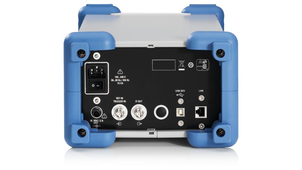 R&S®FSC 頻譜分(fēn)析儀，後視圖