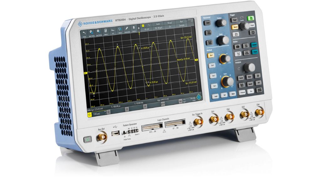 R&S®RTB2000 Oscilloscope, Side view